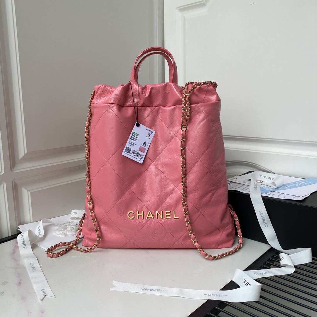 Calfskin 22 Backpack AS3133 Rose Pink